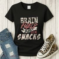 Snack LoverS Ultimate Brain Fuel Humor Women's T-Shirt thumb 3