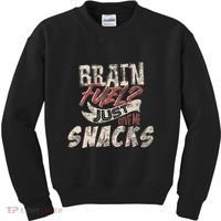 Snack LoverS Ultimate Brain Fuel Humor Kids Sweatshirt thumb 0