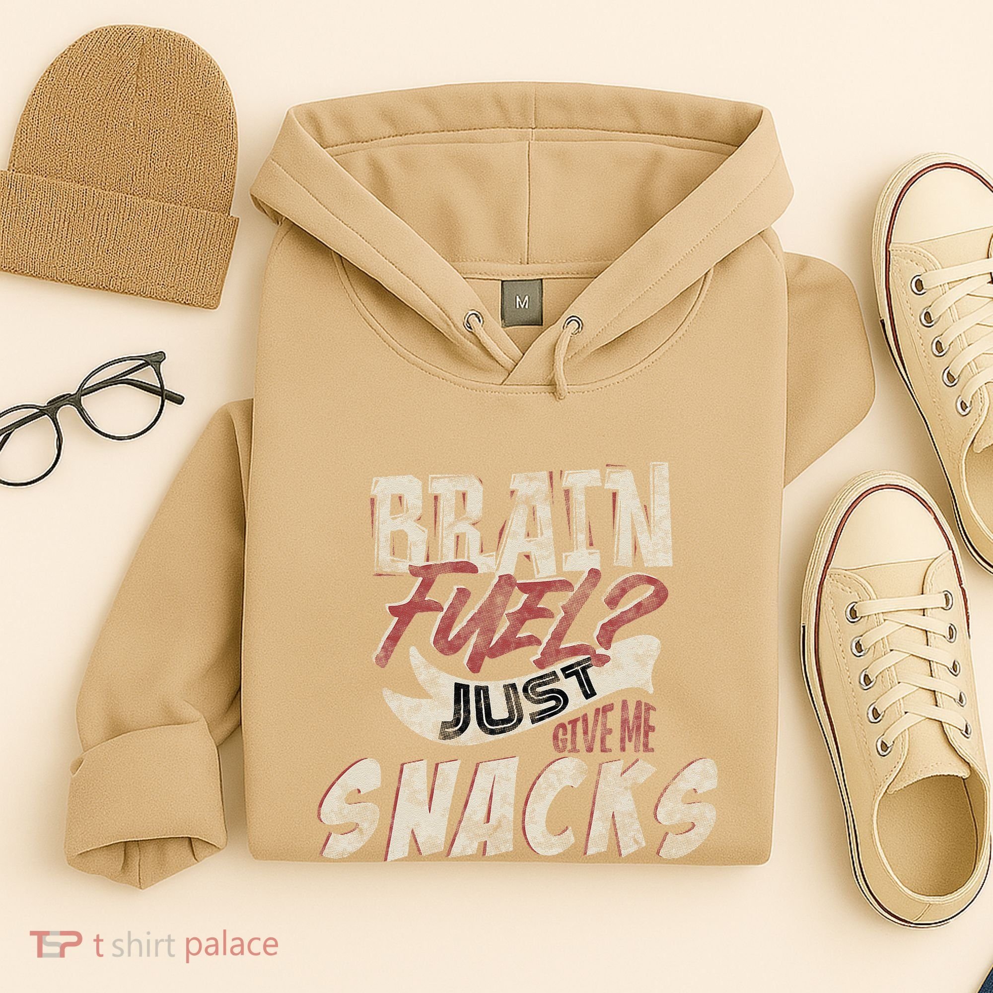 Snack LoverS Ultimate Brain Fuel Humor Hoodie