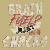 Snack LoverS Ultimate Brain Fuel Humor Hoodie thumb 7