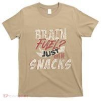 Snack LoverS Ultimate Brain Fuel Humor T-Shirt thumb 0