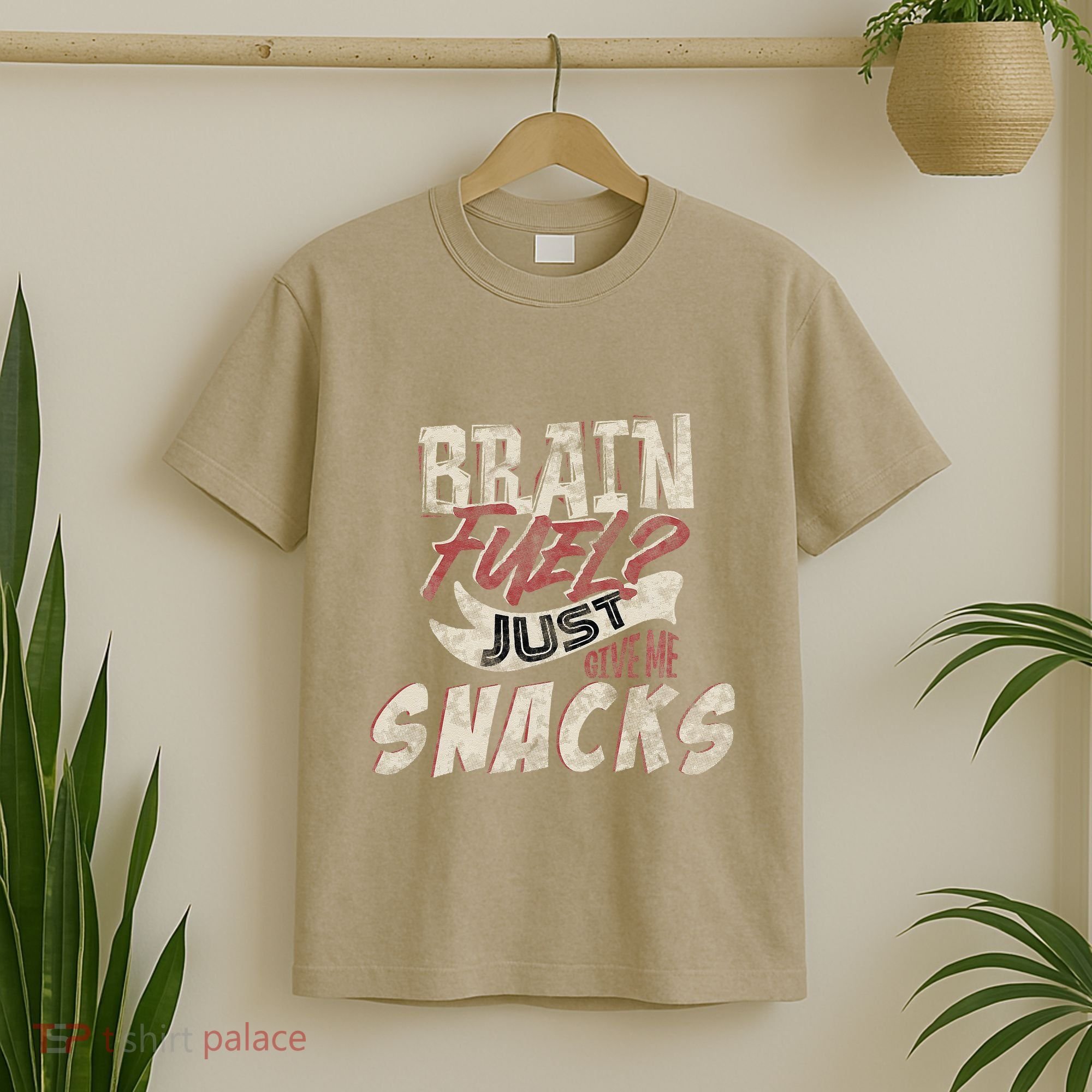 Snack LoverS Ultimate Brain Fuel Humor T-Shirt