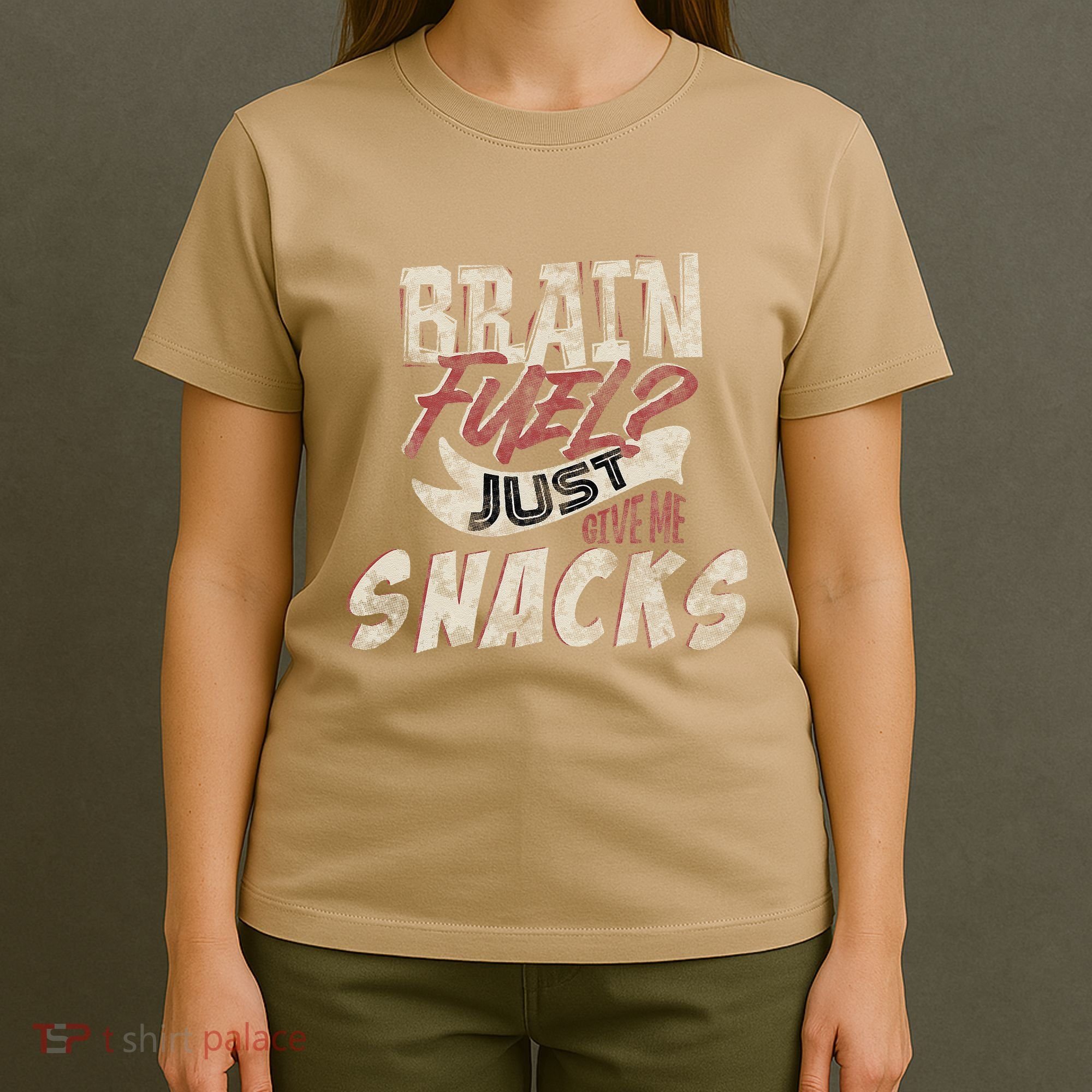 Snack LoverS Ultimate Brain Fuel Humor T-Shirt