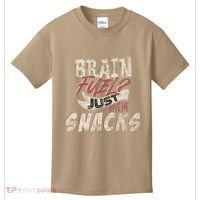 Snack LoverS Ultimate Brain Fuel Humor Kids T-Shirt thumb 0