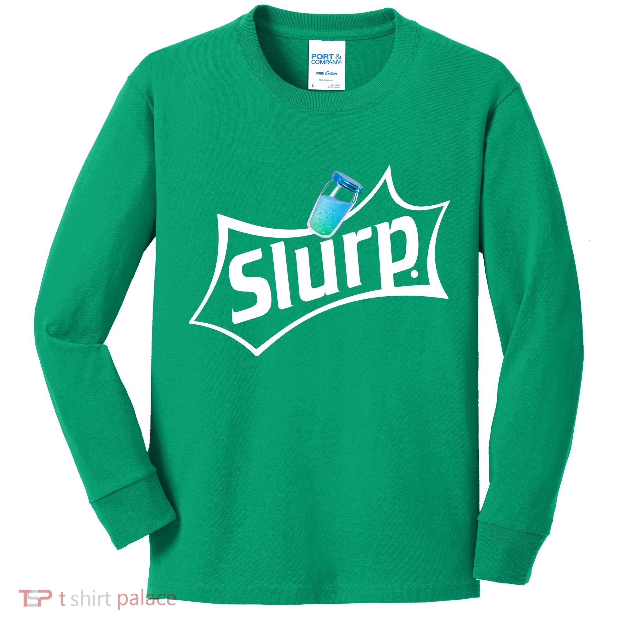 Slurp Juice Battle Royale Kids Long Sleeve Shirt