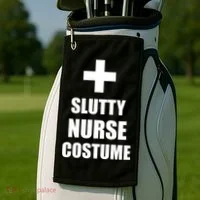 Slutty Nurse Costume Golf Towel thumb 2