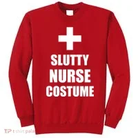 Slutty Nurse Costume Sweatshirt thumb 0