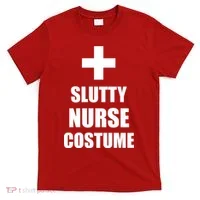 Slutty Nurse Costume T-Shirt thumb 0