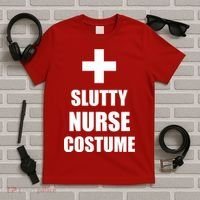 Slutty Nurse Costume T-Shirt thumb 5