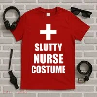 Slutty Nurse Costume T-Shirt thumb 5