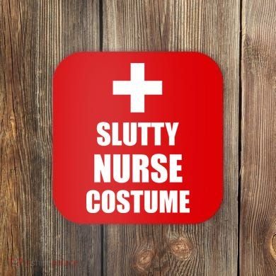 Slutty Nurse Costume Coaster