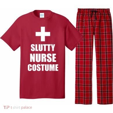 Slutty Nurse Costume Pajama Set