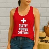 Slutty Nurse Costume Women's Tank Top thumb 2