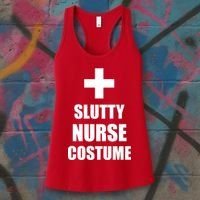 Slutty Nurse Costume Women's Tank Top thumb 3