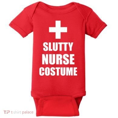Slutty Nurse Costume Baby Bodysuit
