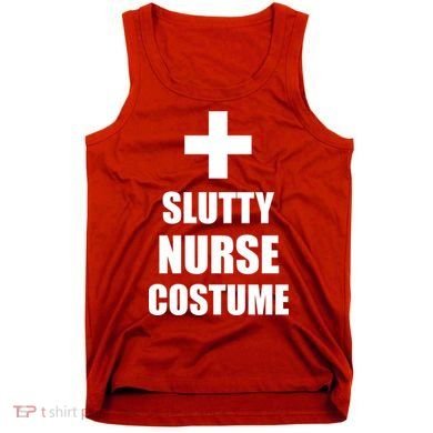 Slutty Nurse Costume Tank Top