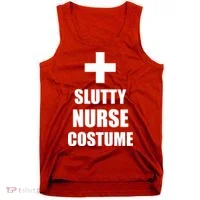 Slutty Nurse Costume Tank Top thumb 0