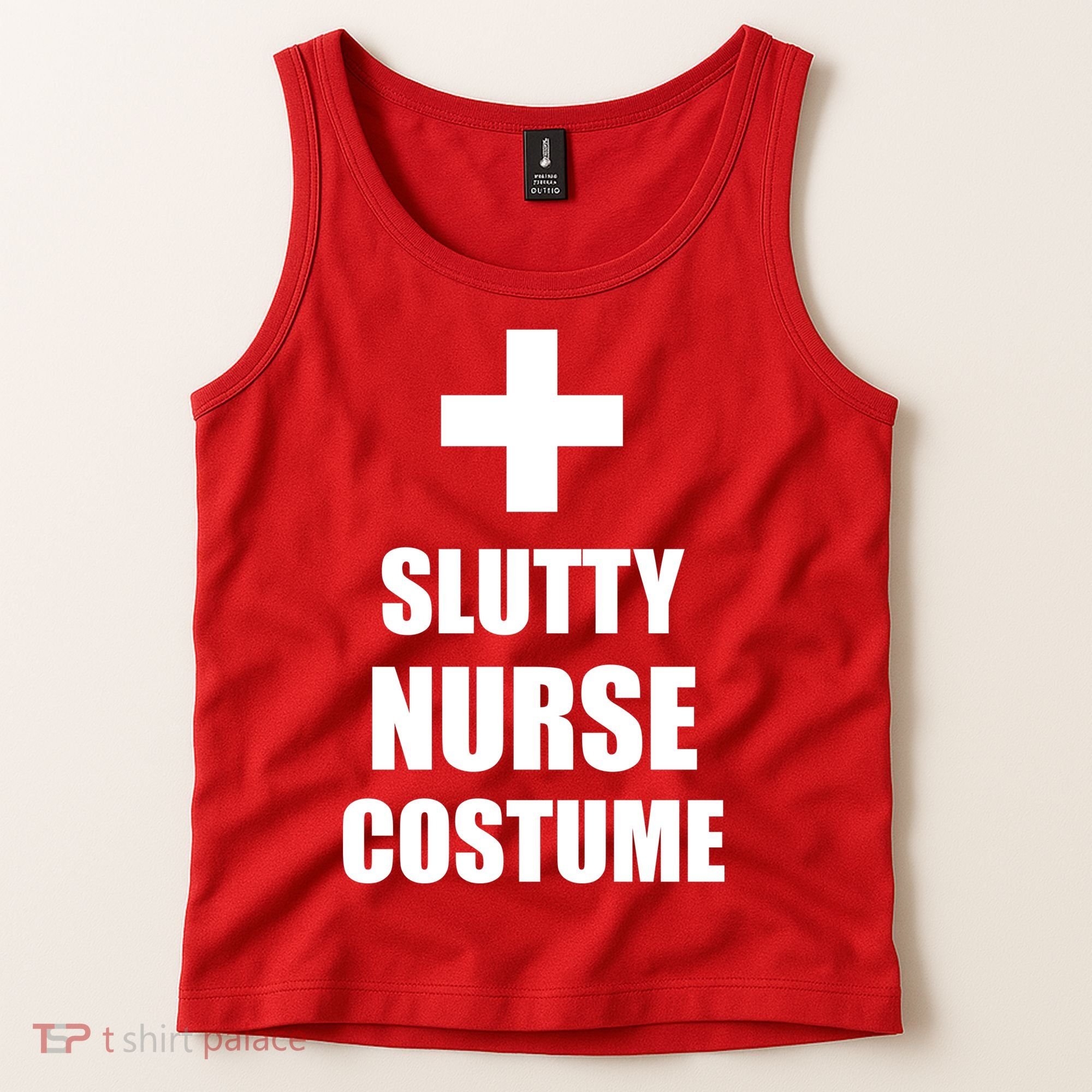 Slutty Nurse Costume Tank Top