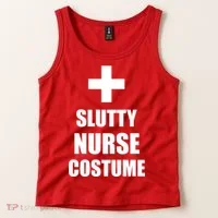 Slutty Nurse Costume Tank Top thumb 2