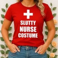 Slutty Nurse Costume Women's T-Shirt thumb 2
