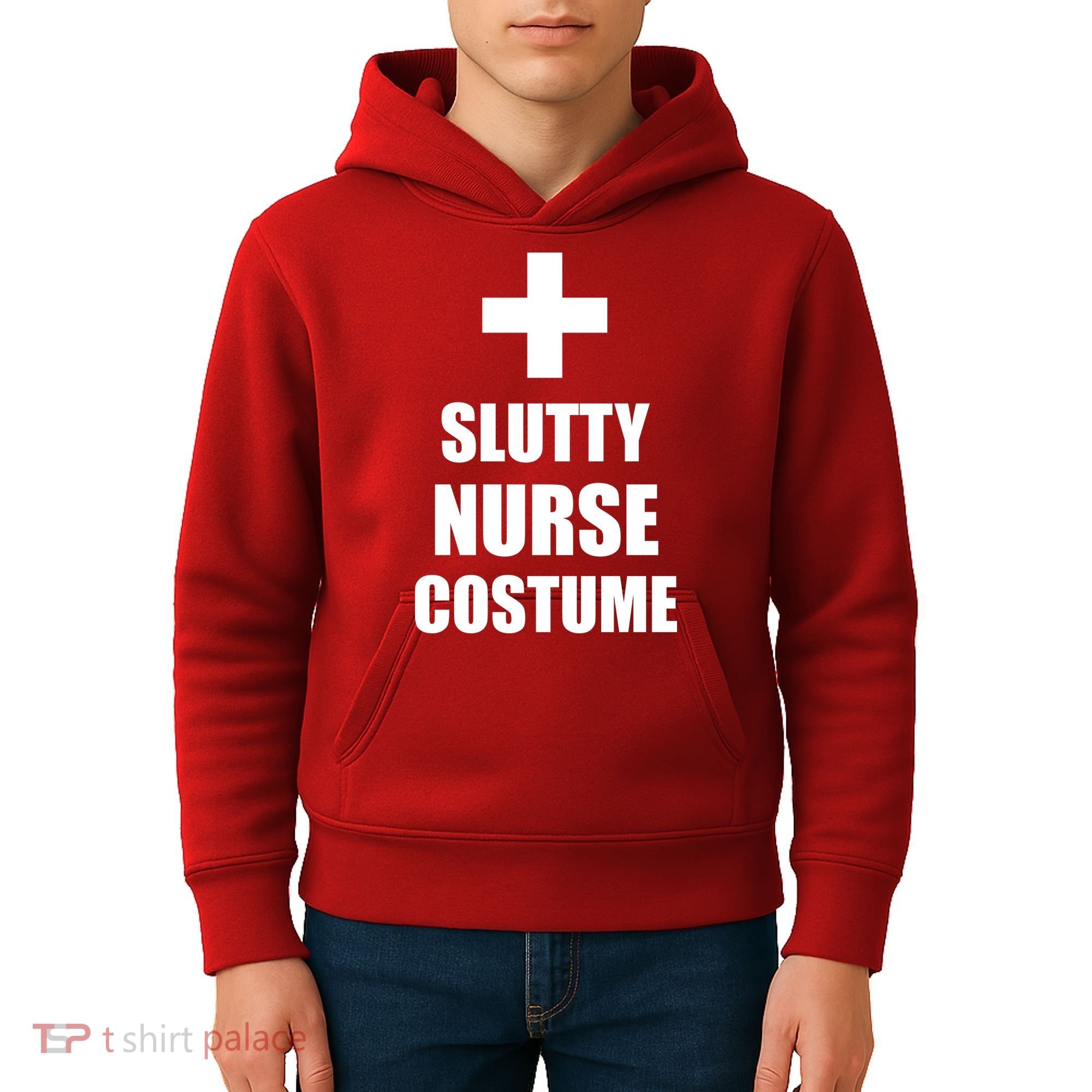 Slutty Nurse Costume Kids Hoodie