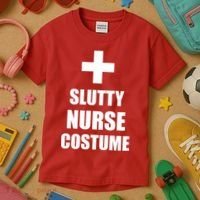 Slutty Nurse Costume Kids T-Shirt thumb 3