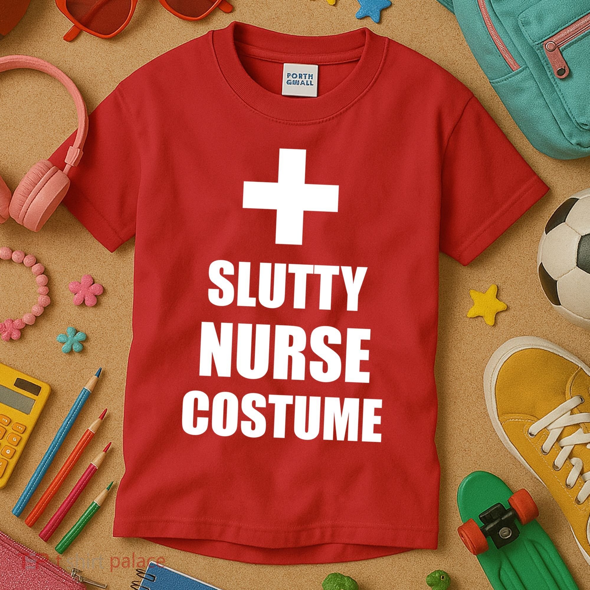 Slutty Nurse Costume Kids T-Shirt