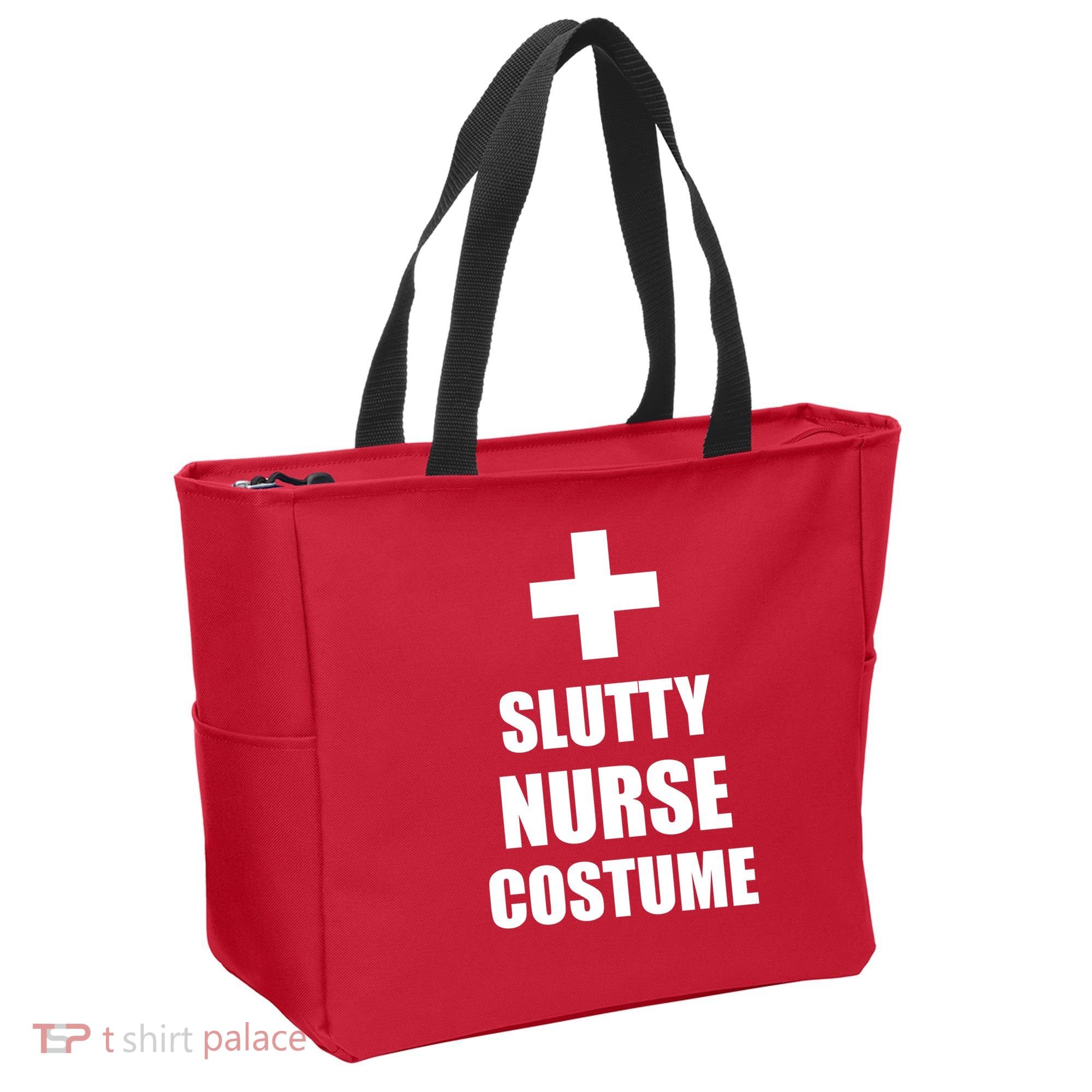 Slutty Nurse Costume Tote Bag