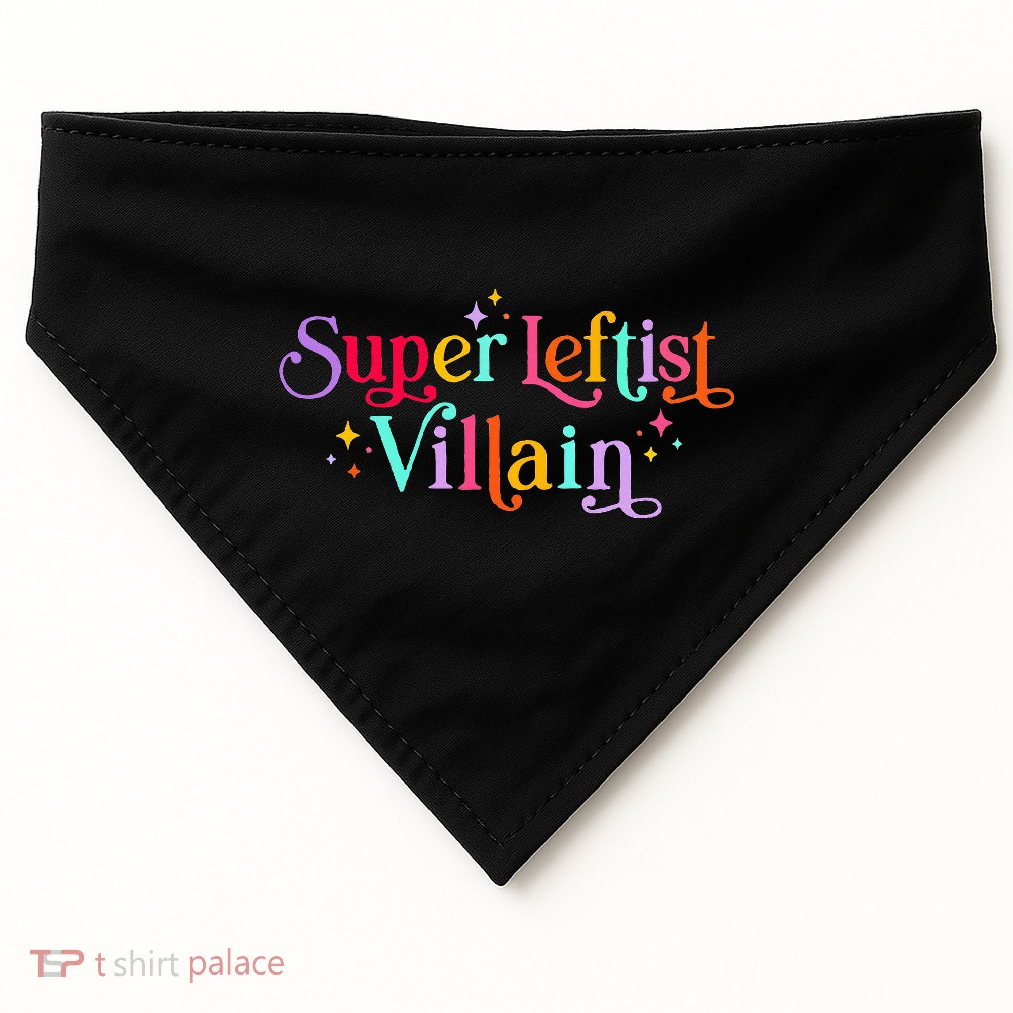 Super Leftist Villain USA-Made Doggie Bandana
