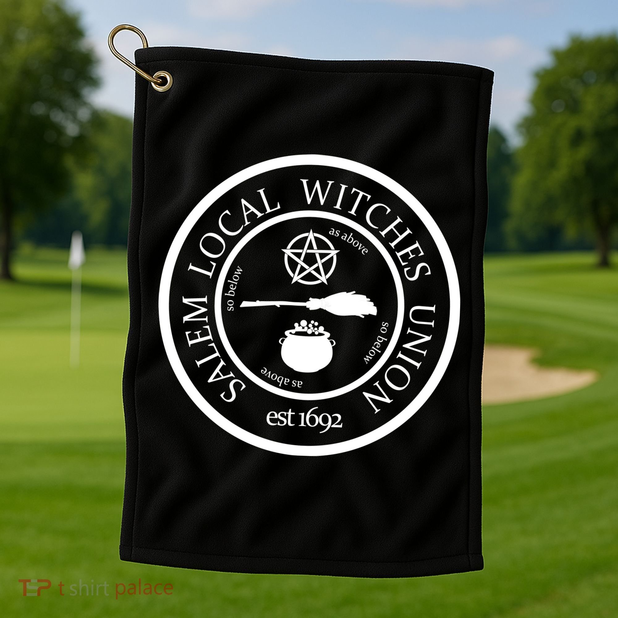 Salem Local Witches Union Golf Towel