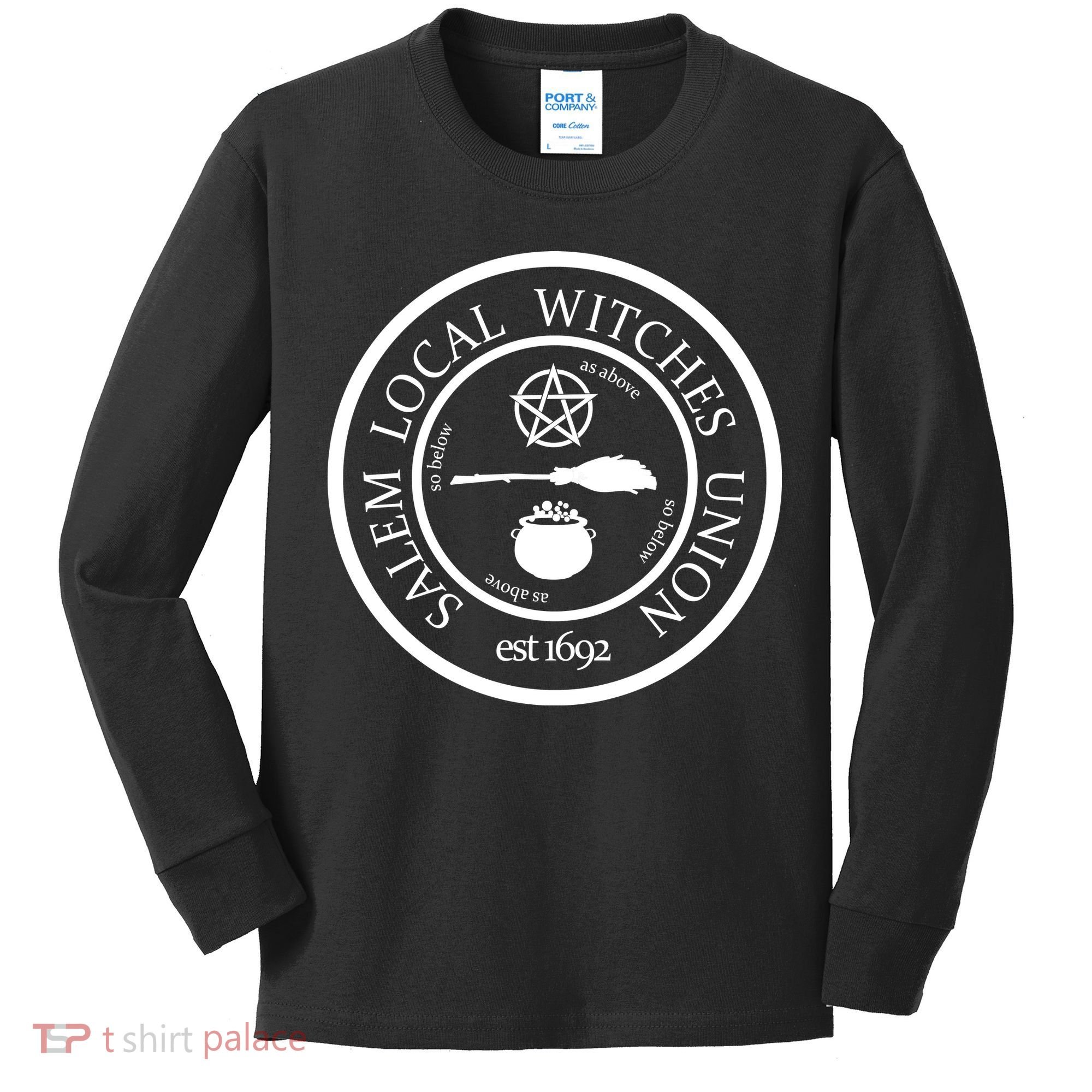 Salem Local Witches Union Kids Long Sleeve Shirt