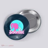 Scientist Lab Week Girl Tech Button thumb 0