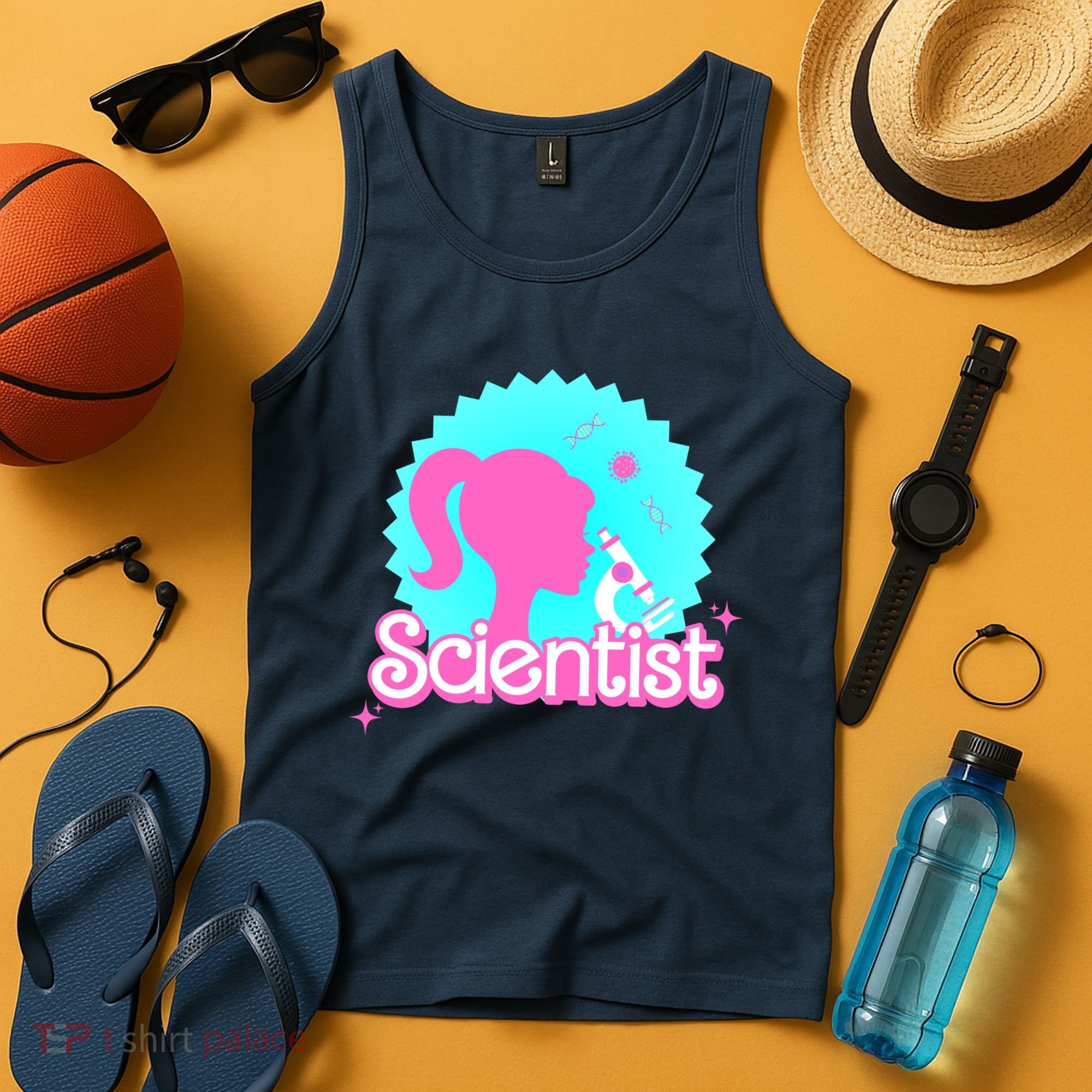 Scientist Lab Week Girl Tech Tank Top