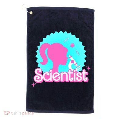 Scientist Lab Week Girl Tech Golf Towel
