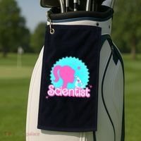 Scientist Lab Week Girl Tech Golf Towel thumb 2