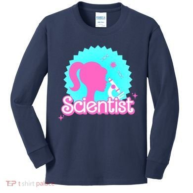 Scientist Lab Week Girl Tech Kids Long Sleeve Shirt