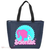 Scientist Lab Week Girl Tech Tote Bag thumb 0