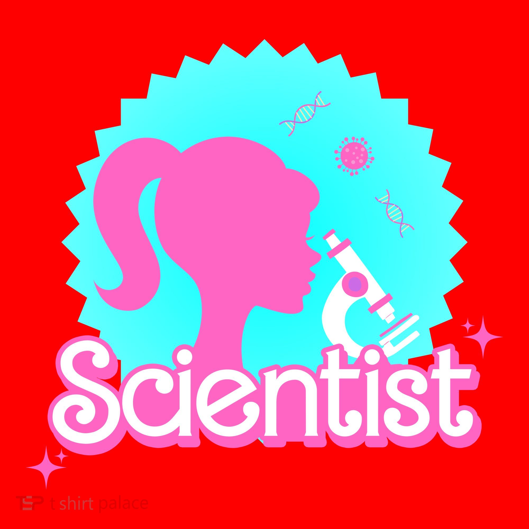 Scientist Lab Week Girl Tech Santa Hat