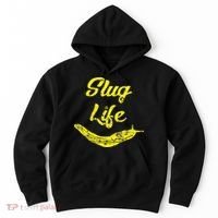 Slug Life Yellow Banana Slug Distressed Hoodie thumb 0