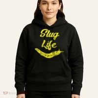 Slug Life Yellow Banana Slug Distressed Hoodie thumb 5