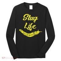 Slug Life Yellow Banana Slug Distressed Long Sleeve Shirt thumb 0