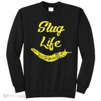 Slug Life Yellow Banana Slug Distressed Sweatshirt thumb 0