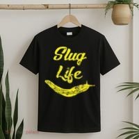 Slug Life Yellow Banana Slug Distressed T-Shirt thumb 2