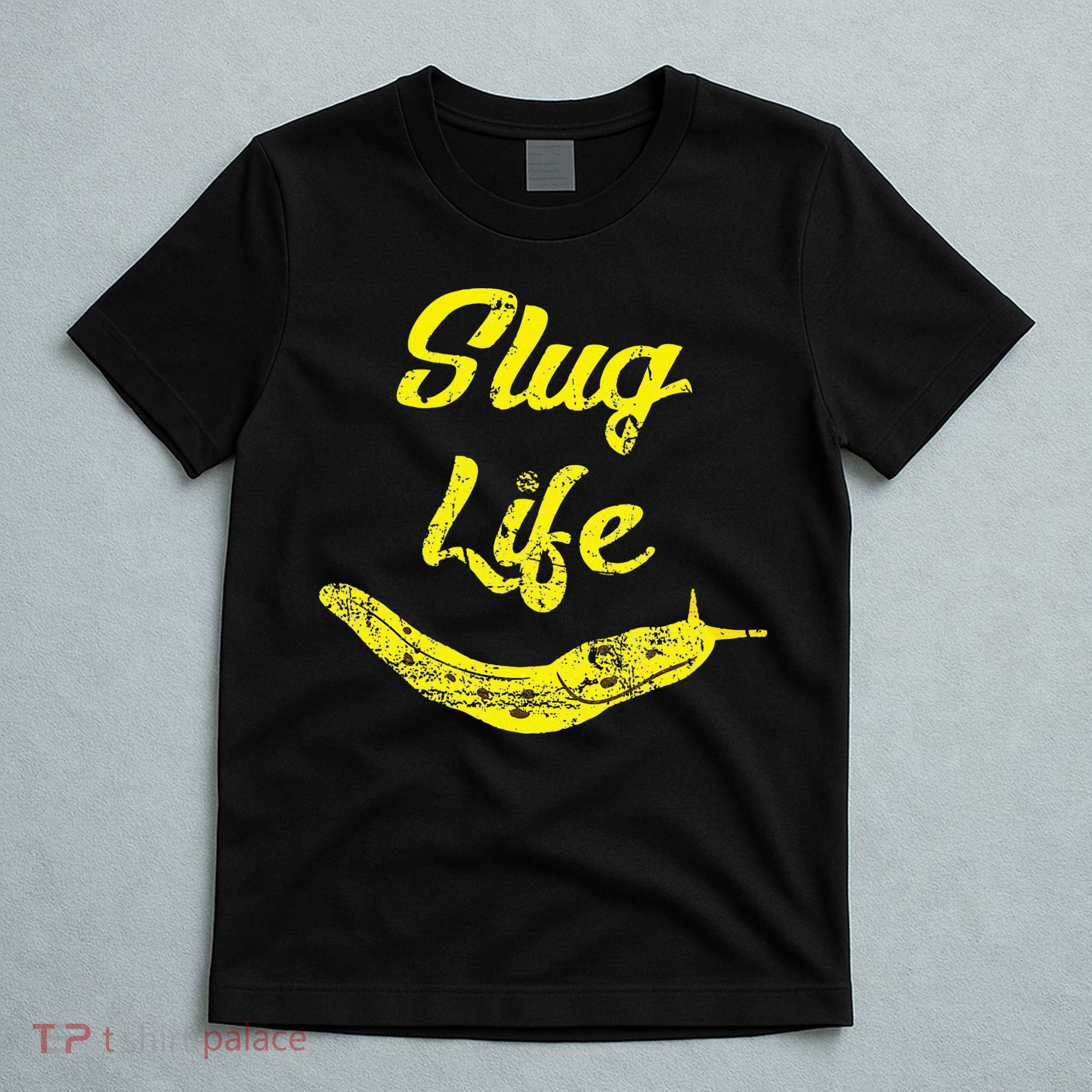 Slug Life Yellow Banana Slug Distressed T-Shirt