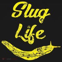 Slug Life Yellow Banana Slug Distressed Women's Hoodie thumb 2