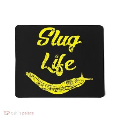 Slug Life Yellow Banana Slug Distressed Mousepad