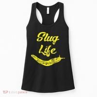 Slug Life Yellow Banana Slug Distressed Women's Tank Top thumb 0