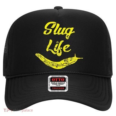 Slug Life Yellow Banana Slug Distressed Hat