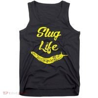 Slug Life Yellow Banana Slug Distressed Tank Top thumb 0