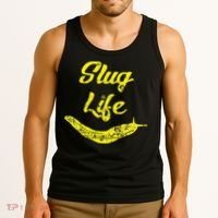 Slug Life Yellow Banana Slug Distressed Tank Top thumb 3